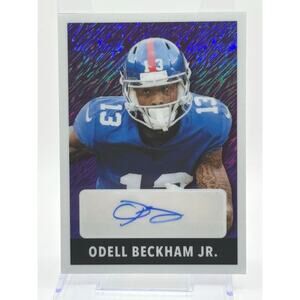 2024 Leaf Collective Odell Beckham Jr 1948 Purple Shimmer Auto 4/8 SP Giants